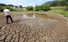 '강원에 찔끔 비' 해갈 역부족…소양강댐 수위 바닥