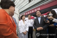 서울 고려대학교 구로병원 찾은 박원순 시장