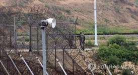 다시 잠기는 동해선 육로 금강통문