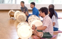 외국인 대학생 장구체험