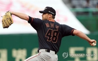 탈보트, 벌써 8승…한화 역대 외국인 투수 중 2위