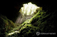 아름다운 제주 소천굴의 제2입구