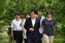 금송산림조경(주) 황일섭 | 신원섭 산림청장, 정원 산업 활성화 위한 현장 방문