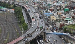 부산 동서고가로 진양 램프 차단 교통 실험…괜찮았다