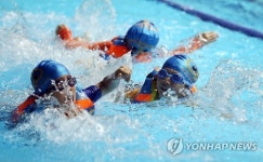 생존수영 교실 참가한 아이들