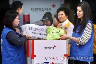 삼성, 대한적십자사에 5억원상당 긴급구호품 전달