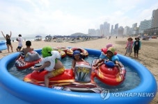넓어진 해운대 어린이 전용 수영장
