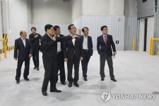 서울 동남권 물류단지 둘러보는 여형구 2차관