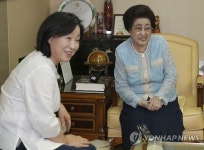 동교동 방문한 심상정 대표