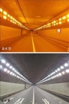 분당-수서도로 백현·정자 지하차도 밝아졌다