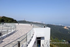 광안대교가 한눈에 황령산 전망 쉼터