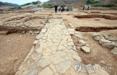서천서 발견된 백제건물 유적지