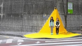 스쿨존 사고 난 사상구 초등학교 주변 옐로카펫 설치