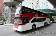 경기도, 김포∼서울시청 시범 운행 2층버스 공개