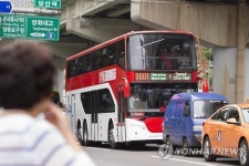 경기도, 김포∼서울시청 시범 운행 2층버스 공개