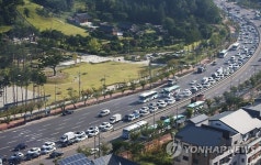 광교사거리 출근길 상습 정체