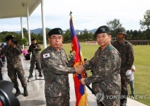 김영식 1군 사령관 취임식