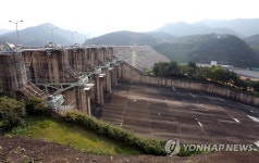 저수율 부족에 시달리는 주암댐