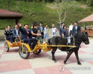 홍천군 숲 속 동키마을 동물체험장 개장