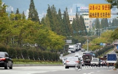 녹지형 창원대로 중앙분리대
