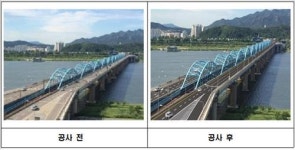 동작대교 포장공사로 내달 말까지 1차로씩 차량통제