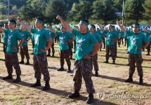 육군 백골부대, 38선 돌파 기념 100㎞ 급속행군