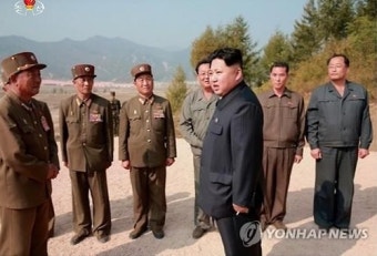 북한 김정은, '수해복구' 나선시 또 현지시찰