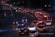 막히는 동해안 도로