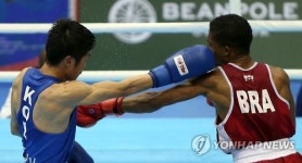 -세계군인체육-<복싱> 박정웅, 남자 라이트 플라이급 금메달