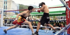 춘천서 보육원돕기 권투대회