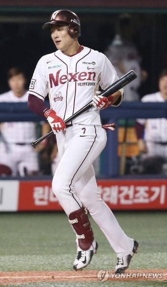 김하성, 홈런 방망이 들고