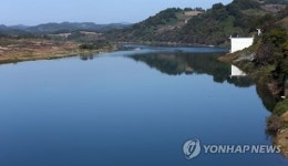수위 상승하는 군남댐 홍수조절지