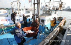 뚝도시장으로 직송된 서해 연평도 활어