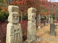 우리옛돌박물관에 전시된 석상