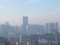 中 동북 스모그 8일째…일요일 한반도로 이동할 듯