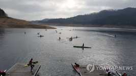 안동서 한·일 카누선수 합동훈련