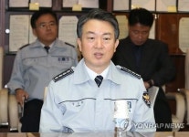 정의당 의원단과 면담하는 강신명 경찰청장