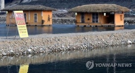 얼음이 얼지 않아…강원 홍천강 꽁꽁축제 취소