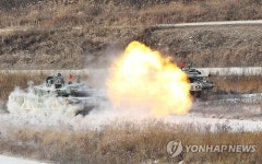 불 뿜는 K-1 전차