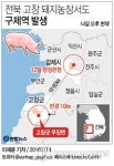 전북 김제에 이어 고창 돼지농장서도 구제역 양성 판정(1보)