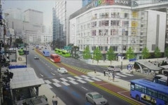 명동거리↔롯데백화점 지상 횡단보도로도 건넌다