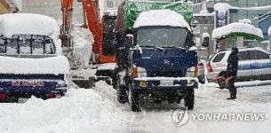 <최강한파> 집밖으로 못나가요…눈 1ｍ 쌓인 울릉도