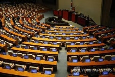 국회 본 회의 야당 불참으로 공전