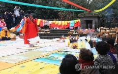 제주 무형문화재 송당리마을제 봉행