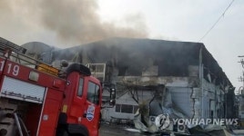 아산 자동차 시트 생산 공장서 불