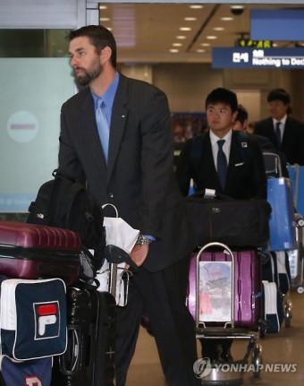 두산 베어스 전지훈련 마치고 귀국