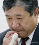 회견하는 미쓰이물산 사장