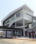 개통 하루 앞둔 공항철도 영종역