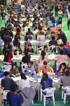 <선택 4.13> 개표 진행중인 한라체육관