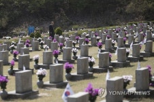 4.19 묘지 찾은 유가족